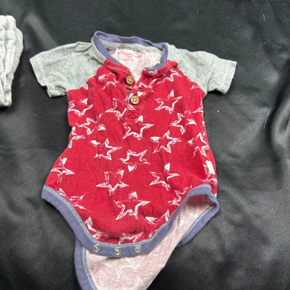 BabyBoy Clothes Bundle 3-6M Under Armour Puma Burts Bees Bodysuits Sleeper Pants